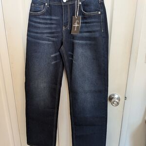 Flamingo Navy Straight Leg Women's Jeans